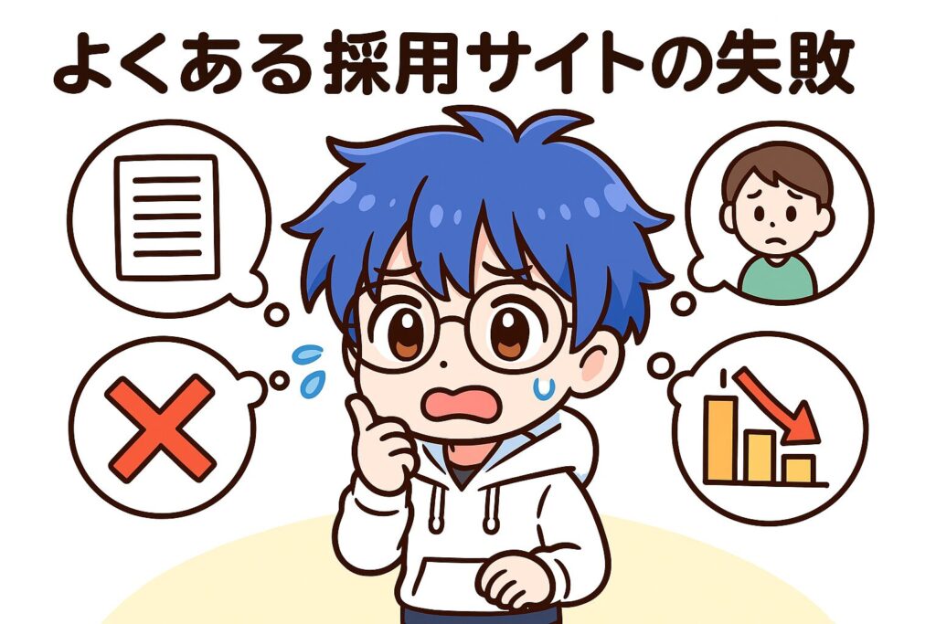 2.採用サイトの失敗例